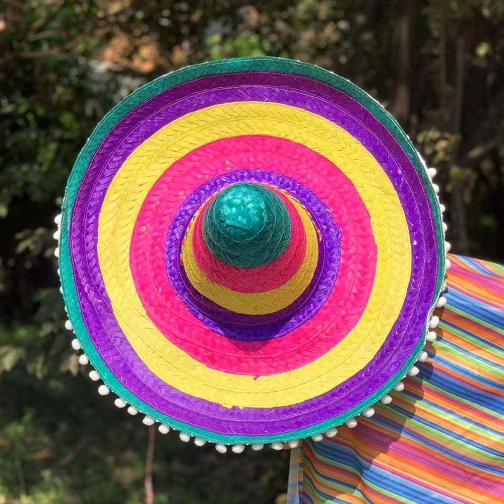 Chapeau mexicain à large bord  - Bucket Hat Straw avis et prix