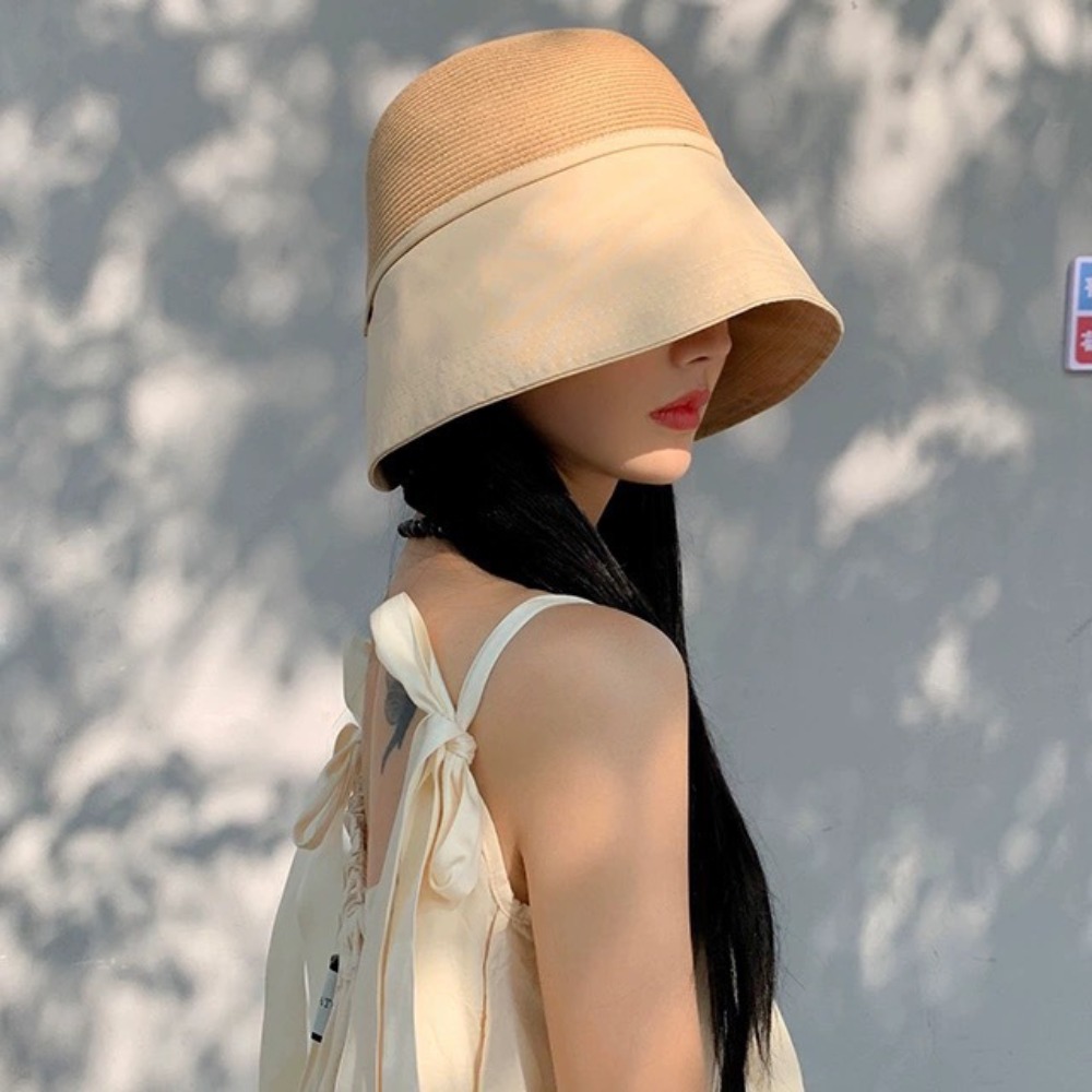 Chapeaux de soleil pliables, c - Bucket Hat Straw avis et prix